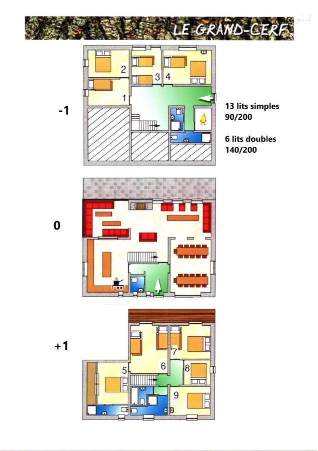 Le Grand Cerf 25 Pers, Malmedy- Chalet Rustique, Jardin Exterior foto